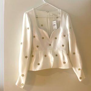 Beautiful creamy white cocktail top